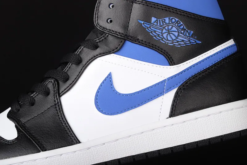 All categories Air Jordan Jordan series basketball shoes Air Jordan 1 Mid G version pure original Air Jordan 1 Mid AJ1 Joe 1 Royal Blue China basketball shoes 554724-140